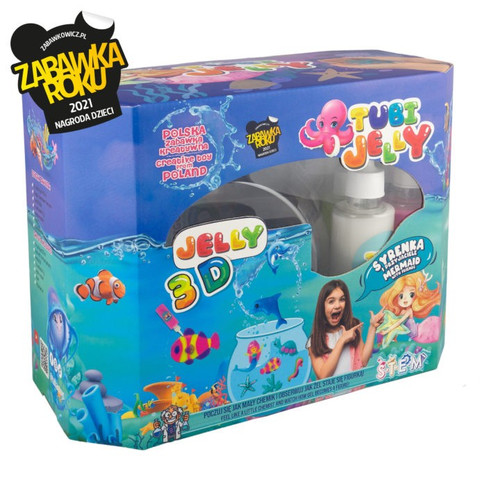 Tuban Creative Set Tubi Jelly 8 Colours Mermaid with Friends 8+