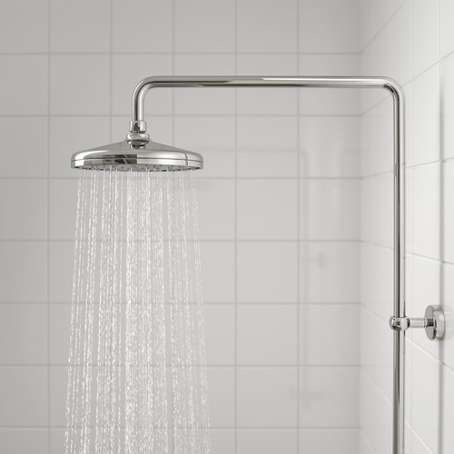 VOXNAN Shower set with thermostatic mixer, chrome-plated