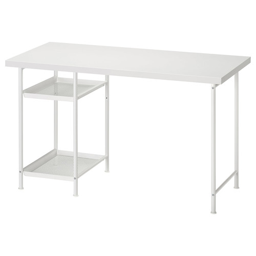 LAGKAPTEN / SPÄND Desk, white, 120x60 cm