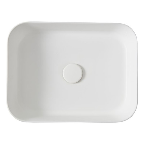 GoodHome Counter-mounted Counter Top Basin Tekapo, white