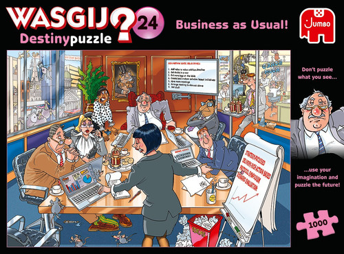 TM Toys Jigsaw Puzzle Wasgij Destiny Business as Usual! 1000pcs 12+