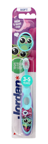 Jordan Toothbrush for Children Step by Step 3-5 Soft - Pattern Mix