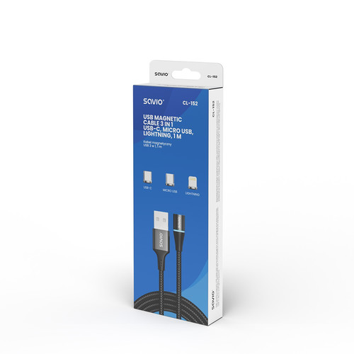 Savio Cable USB 3in1 CL-152