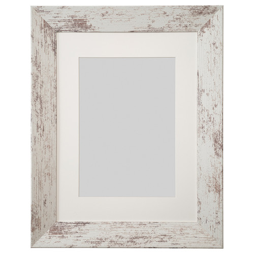 PLOMMONTRÄD Frame, white stained pine effect, 30x40 cm