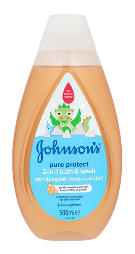 Johnson's Baby Pure Protect 2in1 Bath & Wash 500ml