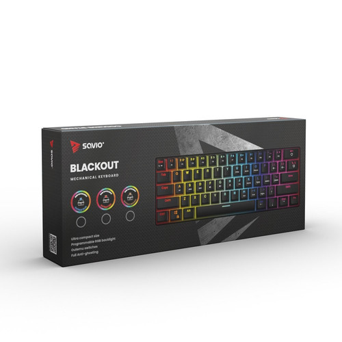 Savio Wired Keyboard Blackout BR