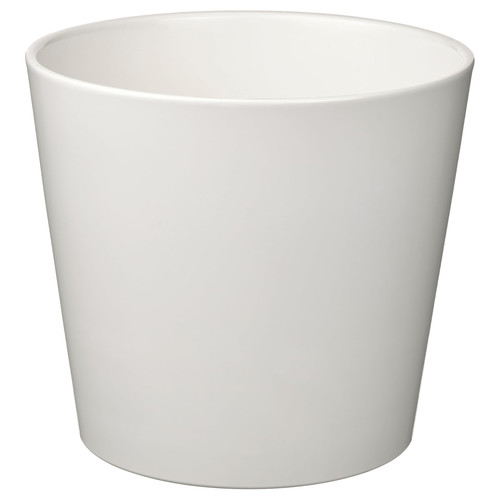 SOJABÖNA Plant pot, white, 24 cm