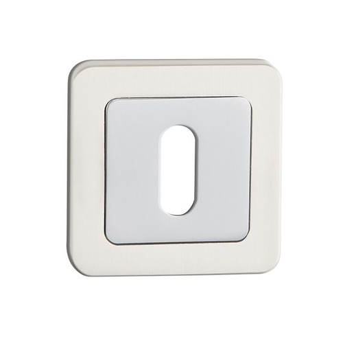 Metalbud Door Escutcheon, satin silver