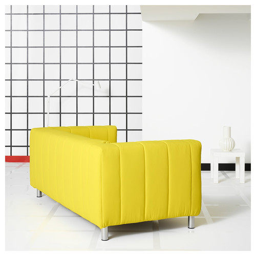 KLIPPAN 2-seat sofa, Långban bright yellow