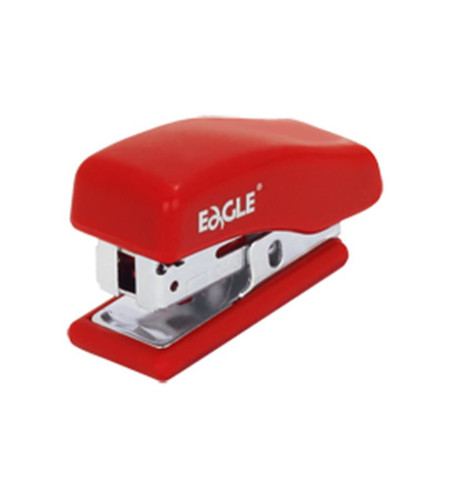 Stapler Mini, 10 Sheets, 24/6, 26/6, red