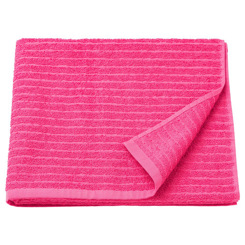 VÅGSJÖN Bath sheet, pink, 70x140 cm