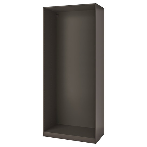 PAX Wardrobe frame, dark grey, 100x58x236 cm