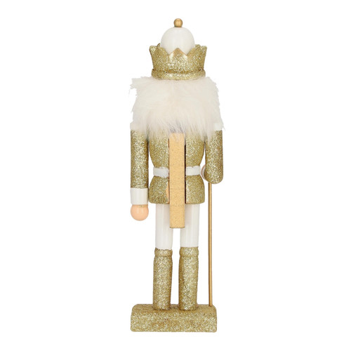 Nutcracker Christmas Decoration William 3 25cm, white