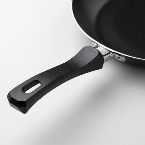 TAGGHAJ Frying pan, non-stick coating black, 24 cm