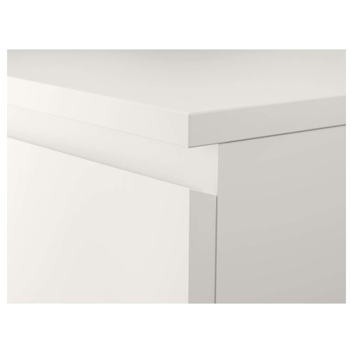 MALM 2-drawer chest, white, 40x55 cm