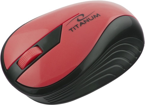 Esperanza Wireless Optical Mouse 1000DPI TM114R, red-black