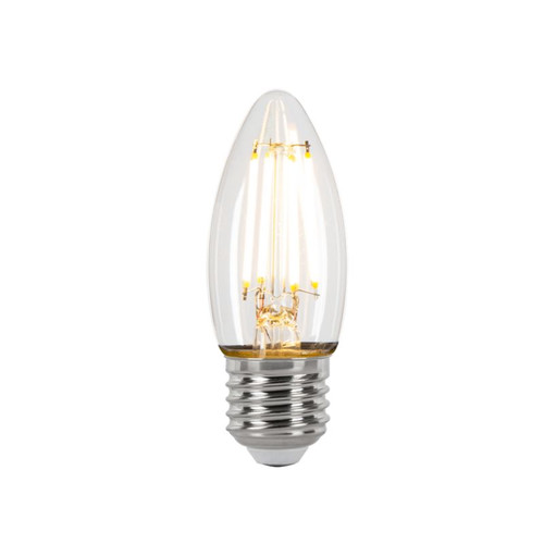 Diall LED Bulb C35 E27 6 W 470 lm, warm white