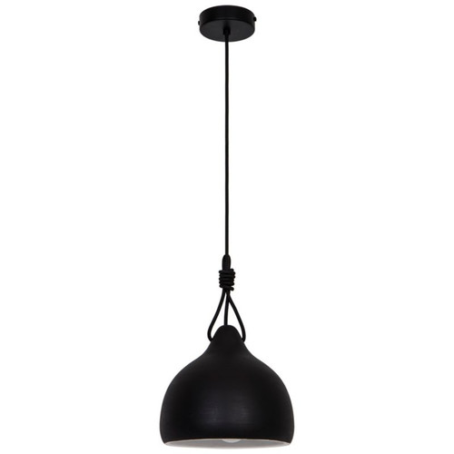 GoodHome Pendant Lamp Aulavik E27, black