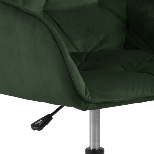 Desk Chair Brooke, velvet, green