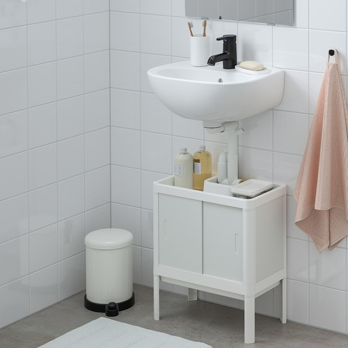 LILLTJÄRN Wash-basin base cabinet w 2 doors, 44x50x25 cm