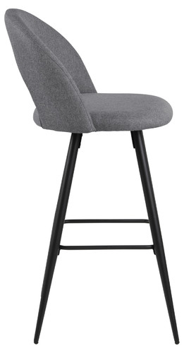 Bar Stool Ayla, grey