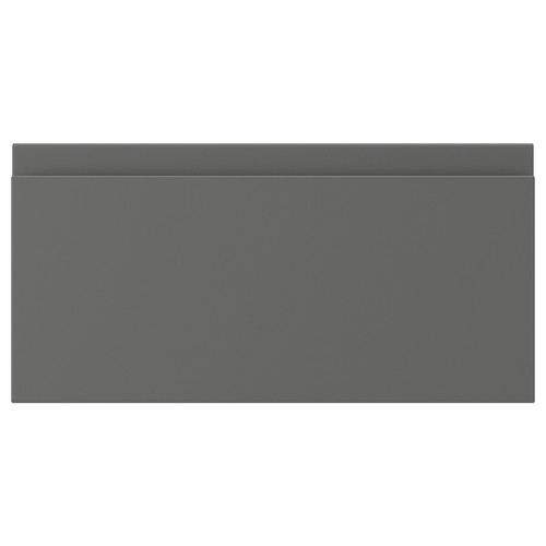 VOXTORP Drawer front, dark grey, 40x20 cm