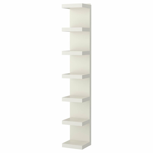 LACK Wall shelf unit, white, 30x190 cm