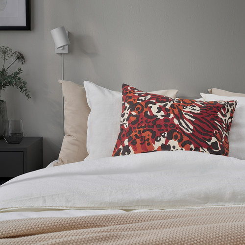KAPHYACINT Cushion cover, brown-red, 50x50 cm