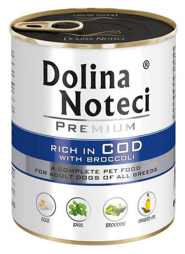 Dolina Noteci Premium Wet Dog Food Cod & Broccoli 800g