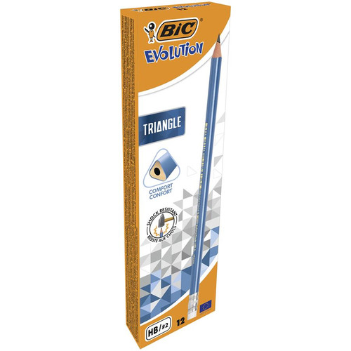 BIC Pencil HB Triangle Evolution 12pcs