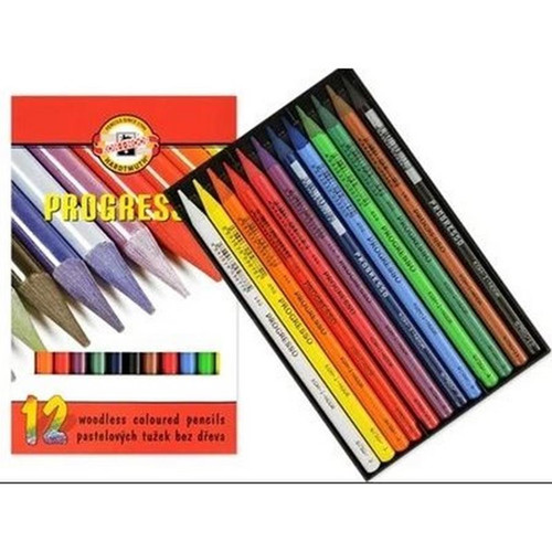 Koh-i-Noor Woodless Colour Pencils 12pcs