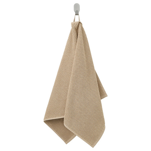 GULVIAL Hand towel, beige, 50x100 cm