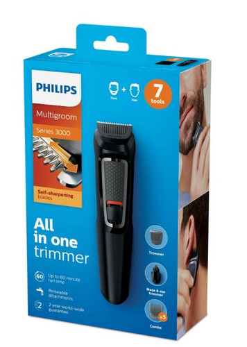 Philips Multigroom Series 3000 7-in-1, Face and Hair MG3720/15