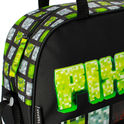 Shoulder School/Gym Bag Pixel, green