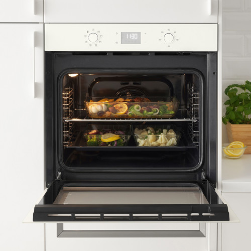 BEJUBLAD Forced air oven, white glass