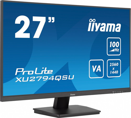 IIyama 27" Monitor XU2794QSU-B6 VA QHD HDMI DP 100H 2xUSB 3.2 2x2W