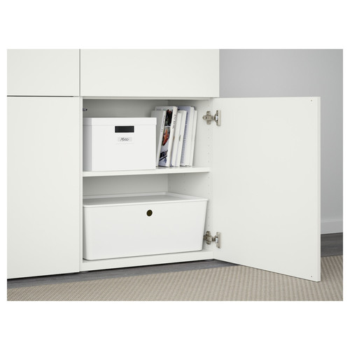 BESTÅ Storage combination with doors, Lappviken white, 120x40x192 cm