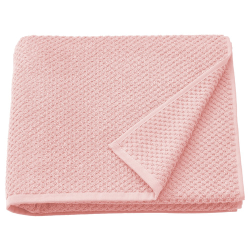 GULVIAL Bath sheet, pale pink, 70x140 cm