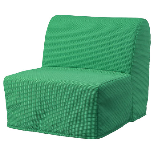 LYCKSELE Cover for chair-bed, Vansbro bright green