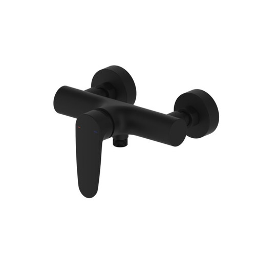 GoodHome Shower Tap Cavally L, black