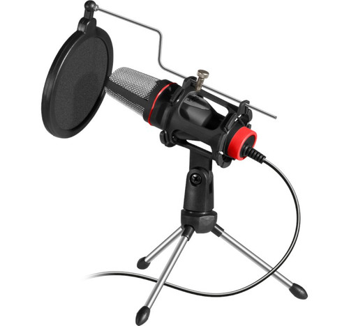 Defender Streaming Wired Microphone with Tripod Forte GMC300