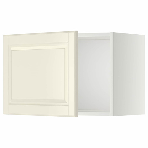 METOD Wall cabinet, white/Bodbyn off-white, 60x40 cm