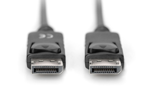 Assmann Connection Cable DisplayPort 1080p 60Hz FHD Type DP / DP M / M black 1m