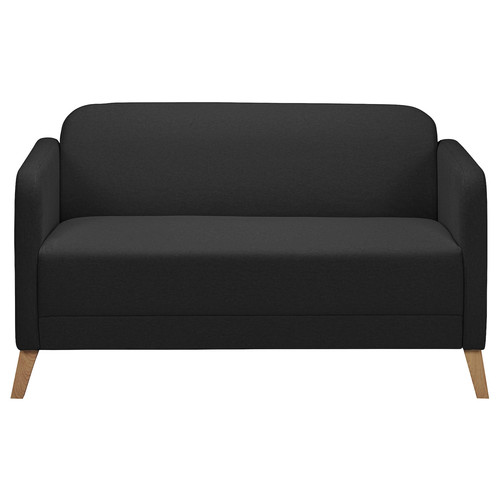 LINANÄS 2-seat sofa, Vissle dark grey, 137x80.5x77 cm