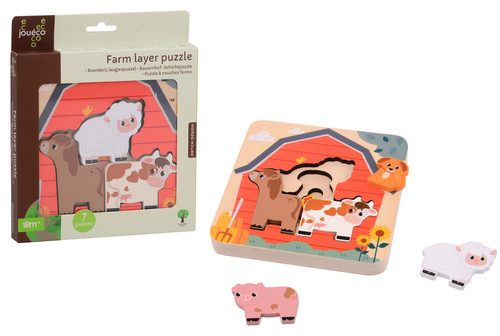 Joueco Farm Layer Puzzle 18m+