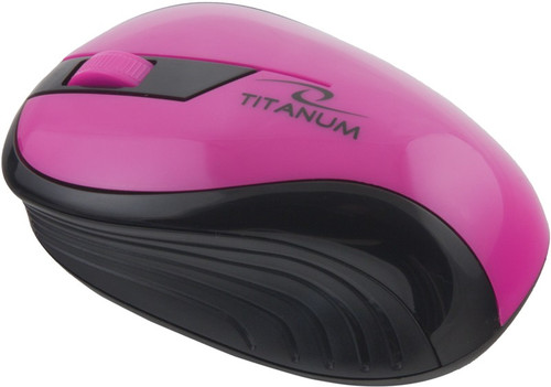 Esperanza Wireless Optical Mouse 1000DPI TM114P, pink-black