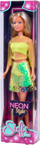 Steffi Love Doll Neon 1pc, assorted, 3+