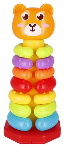 Pyramid Stacking Ring Educational Toy Tiger 5m+