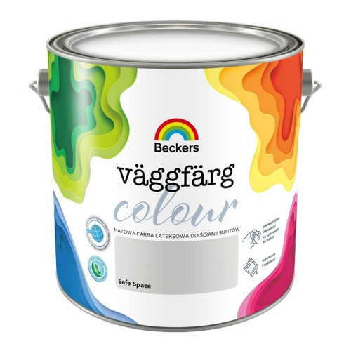 Beckers Latex Paint Vaggfarg Colour 2.5L, safe space