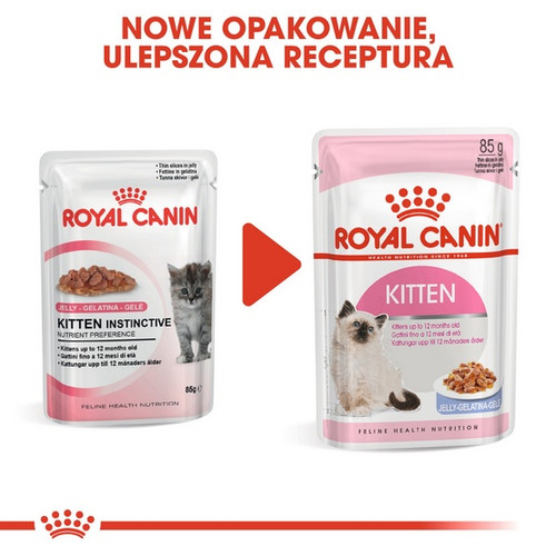 Royal Canin Kitten Instinctive Cat Wet Food in Jelly 85g